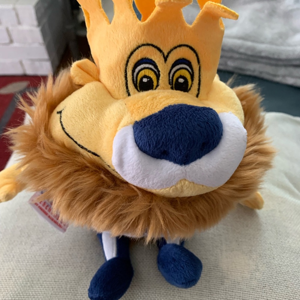 Orvieto’s Lion Plush of “Slugger,” the Kansas City Royals Baseball Mascot.